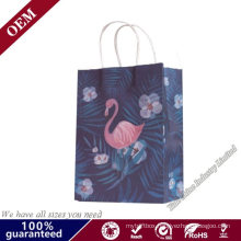 Eco-Friendly Custom Reusable Gift Bags Kraft Paper Bag Grocery Bags